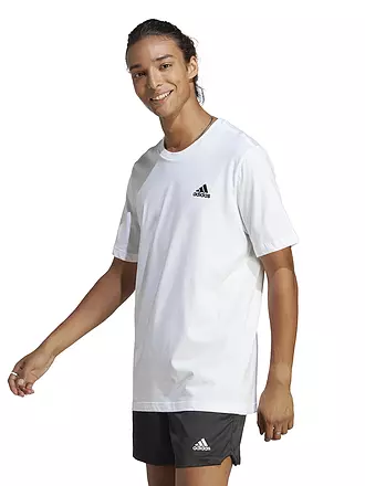 ADIDAS | T-shirt da uomo Essentials in single jersey con piccolo logo ricamato |